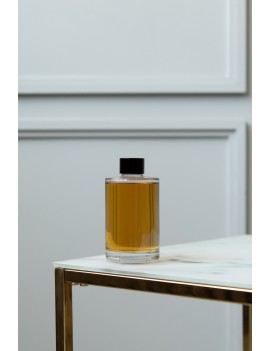 Empty bottle | Cylinder (H) with black decorative detail, 200 ml