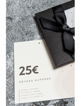 Gift Coupon | 25 eur | Paper