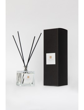 Home fragrance with your LOGO|Cube-shaped bottle + black sticks